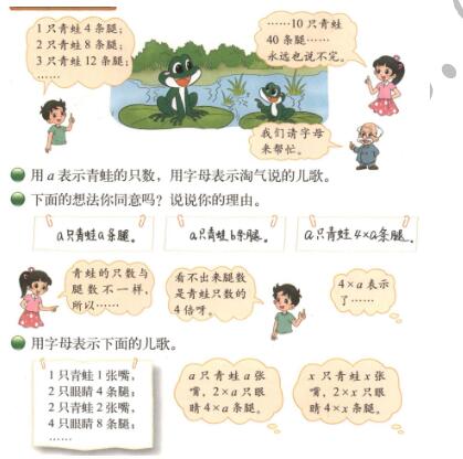 《字母表示數(shù)》說課稿